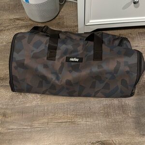 Camouflage Duffel Bag - Black and Gray